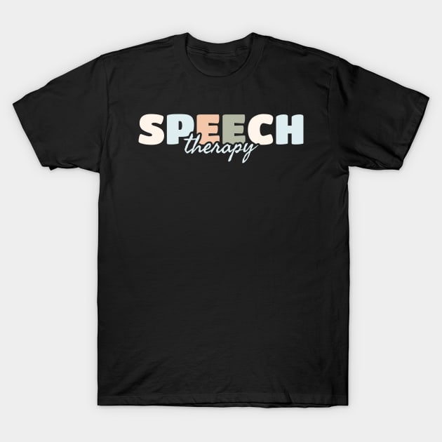 Speech Therapy - Groovy Color T-Shirt by Can Photo